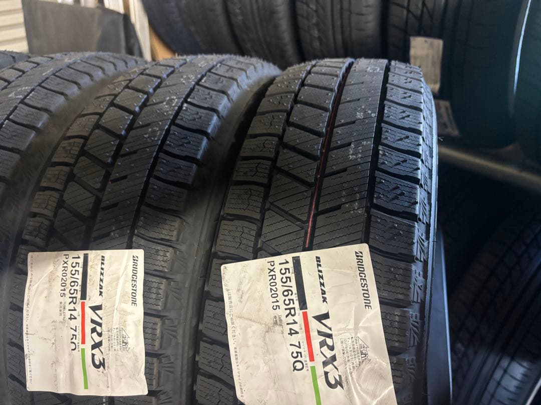 売り切り！155/65R14 ブリヂストンブリザックVRX3 4本セット