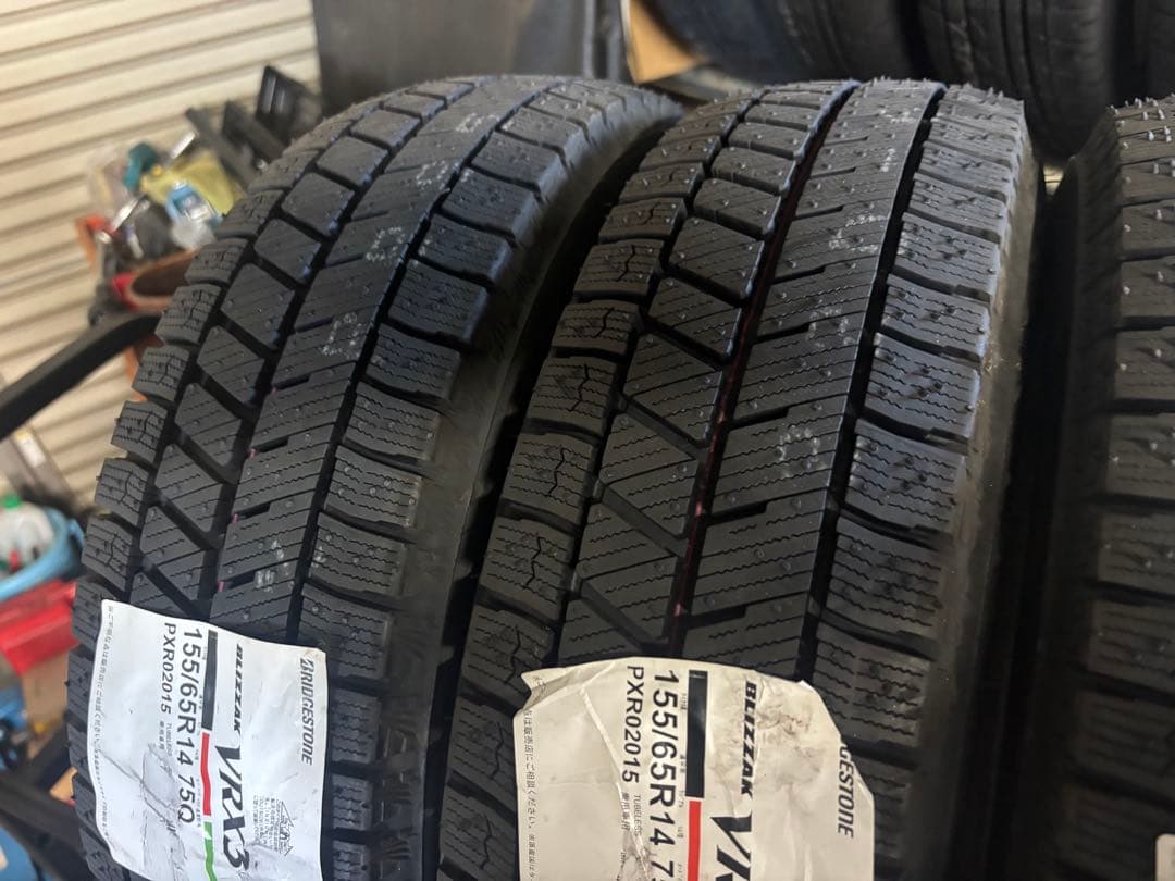 売り切り！155/65R14 ブリヂストンブリザックVRX3 4本セット