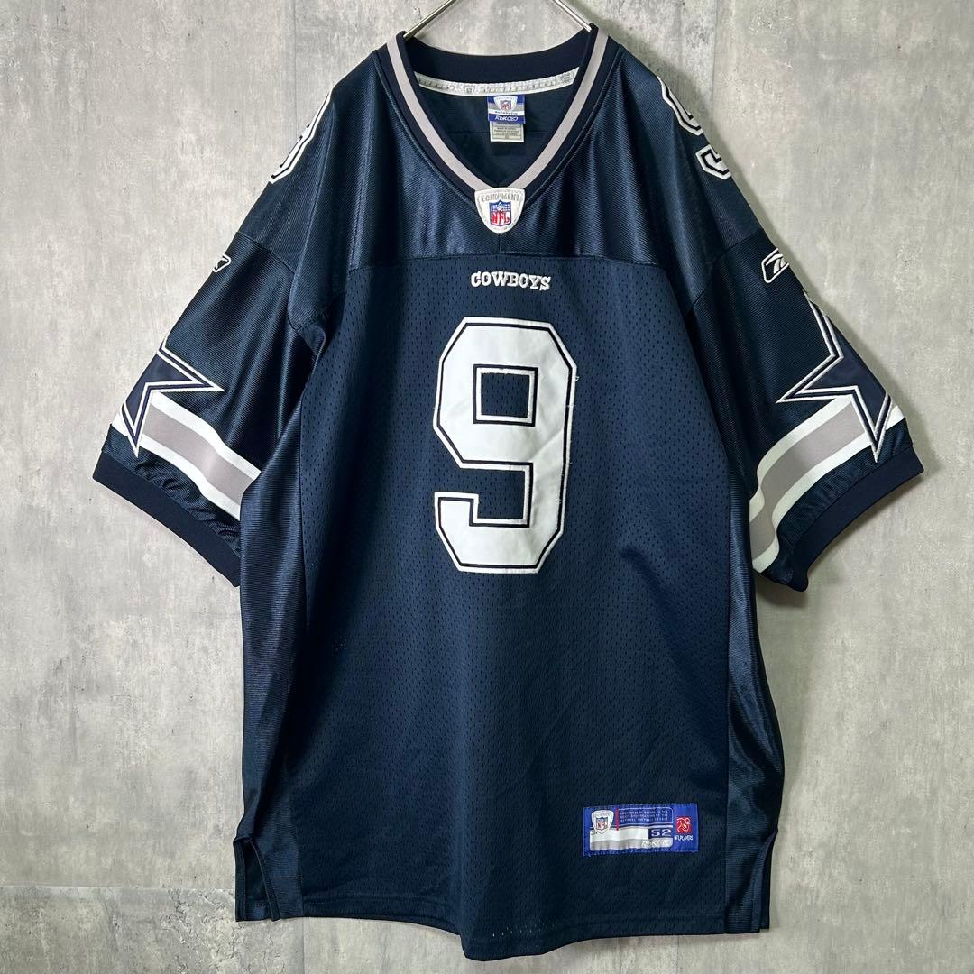 NFL ダラスカウボーイズ トニー・ロモ ゲームシャツ Reebok 刺繍