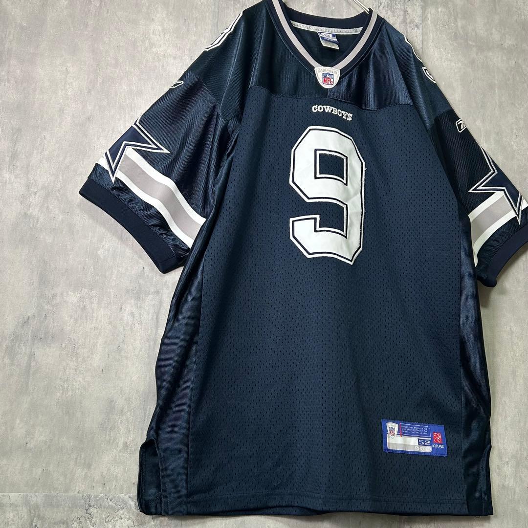 NFL ダラスカウボーイズ トニー・ロモ ゲームシャツ Reebok 刺繍