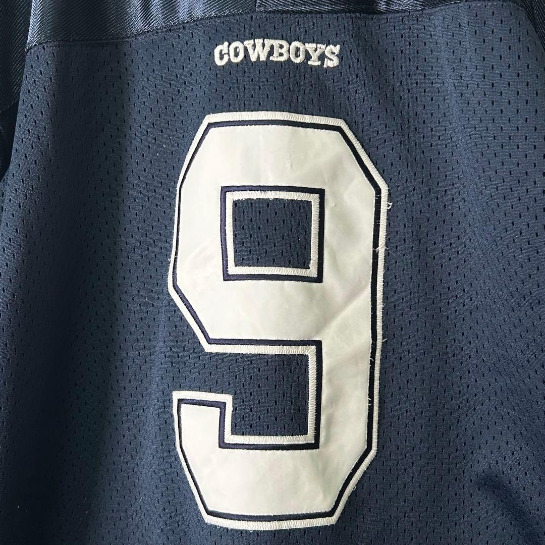 NFL ダラスカウボーイズ トニー・ロモ ゲームシャツ Reebok 刺繍