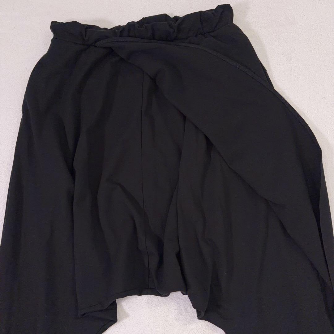 美品【CIVARIZE】シヴァーライズ サルエルパンツ フラップ 変形 黒 46
