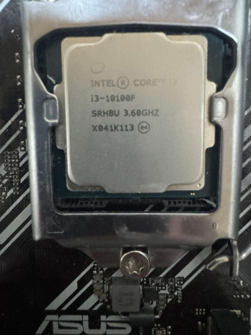 Core i3-10100F マザボ　メモリセット　CPUファン付き