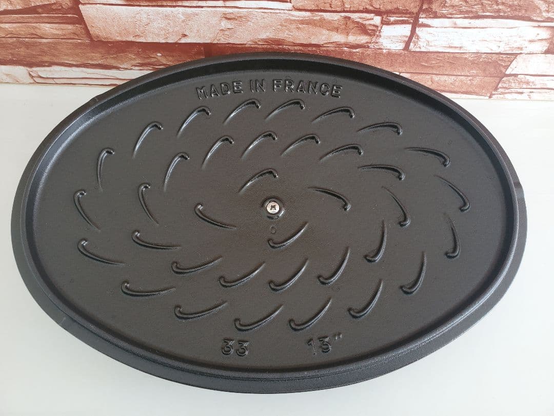 【極美品】staub オーバル ホットプレート 33cm大型