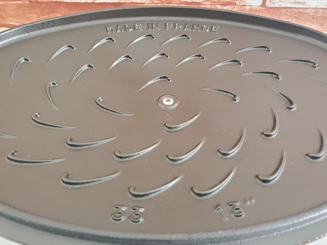 【極美品】staub オーバル ホットプレート 33cm大型