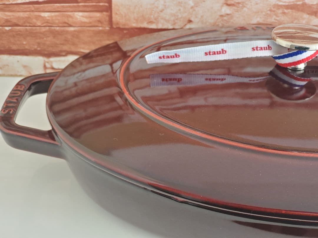 【極美品】staub オーバル ホットプレート 33cm大型