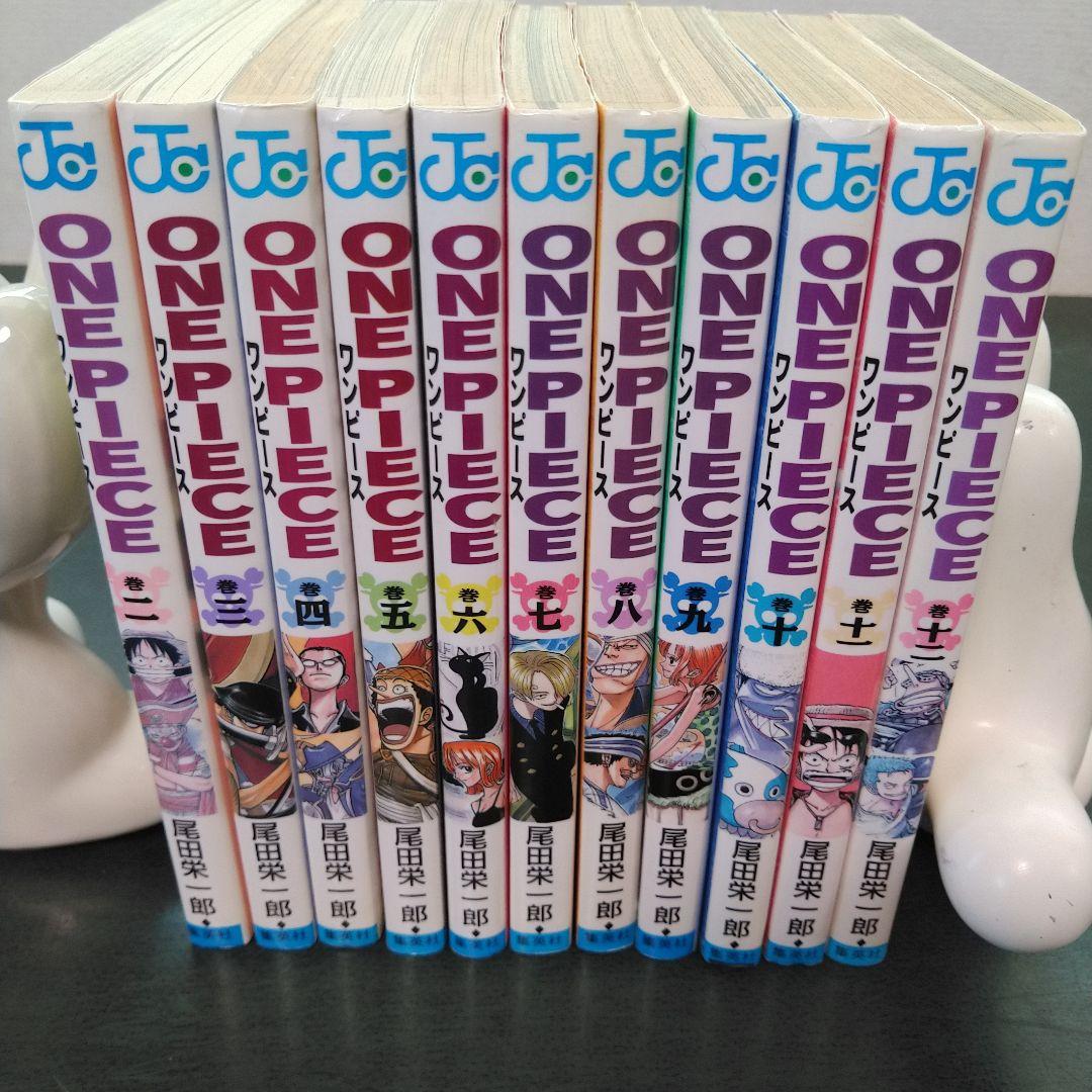 全巻初版　美品　ONE PIECEワンピース2巻〜12巻全巻初版セット