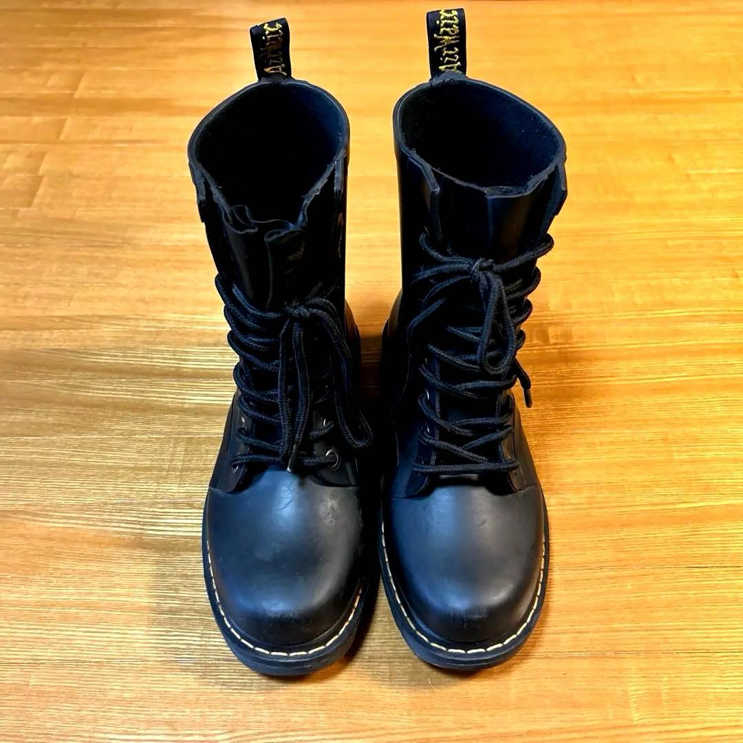 Dr.Martens ドクターマーチン 8ホール レインブーツ 黒 UK5