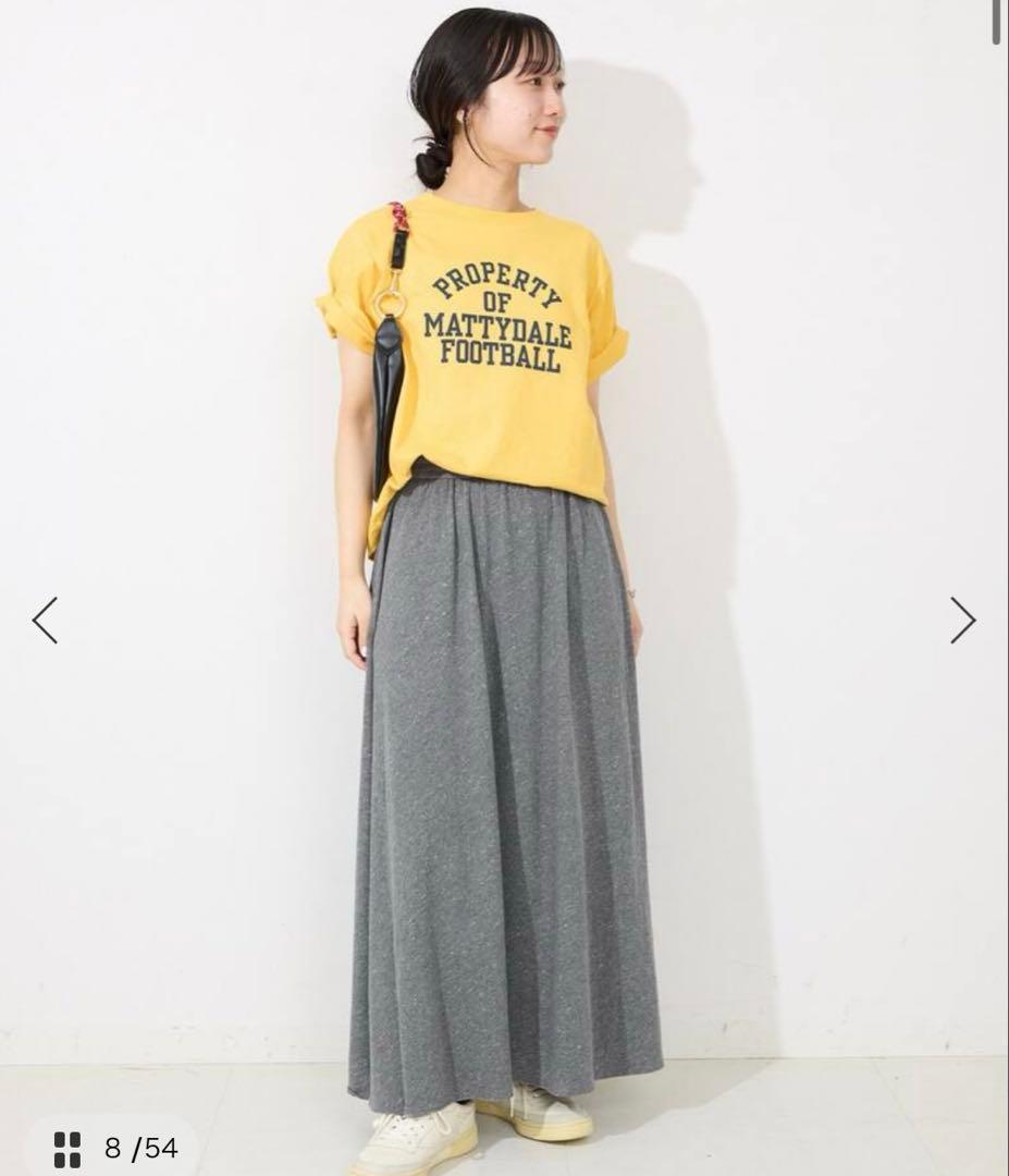 SLOBE IENA リラックスジャージーイージースカート