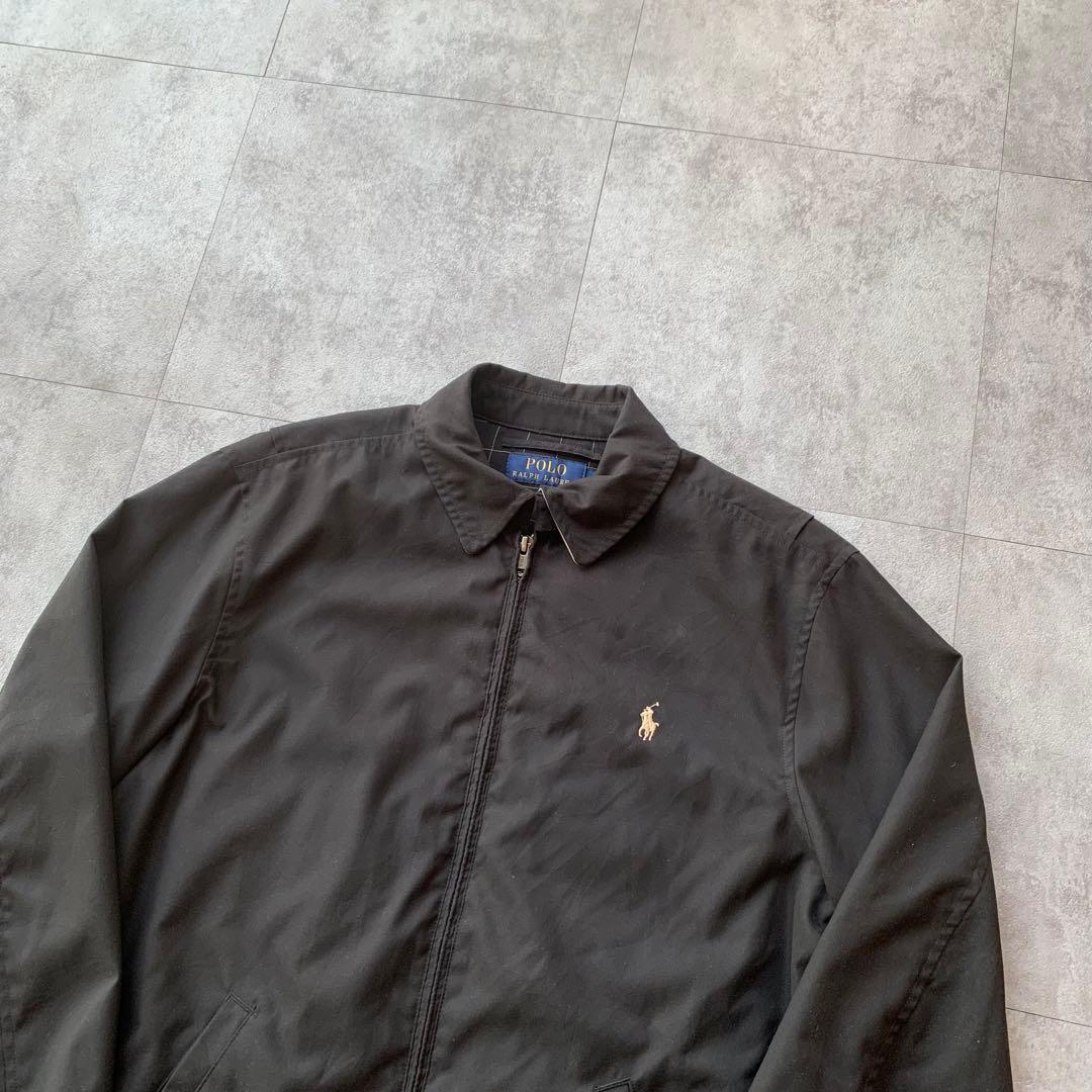 POLO RALPH LAUREN スウィングトップ USA 古着 ブラック