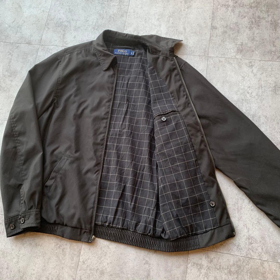 POLO RALPH LAUREN スウィングトップ USA 古着 ブラック