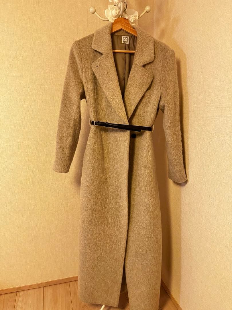 L’AUBE BLANC Belted Chester coat コート