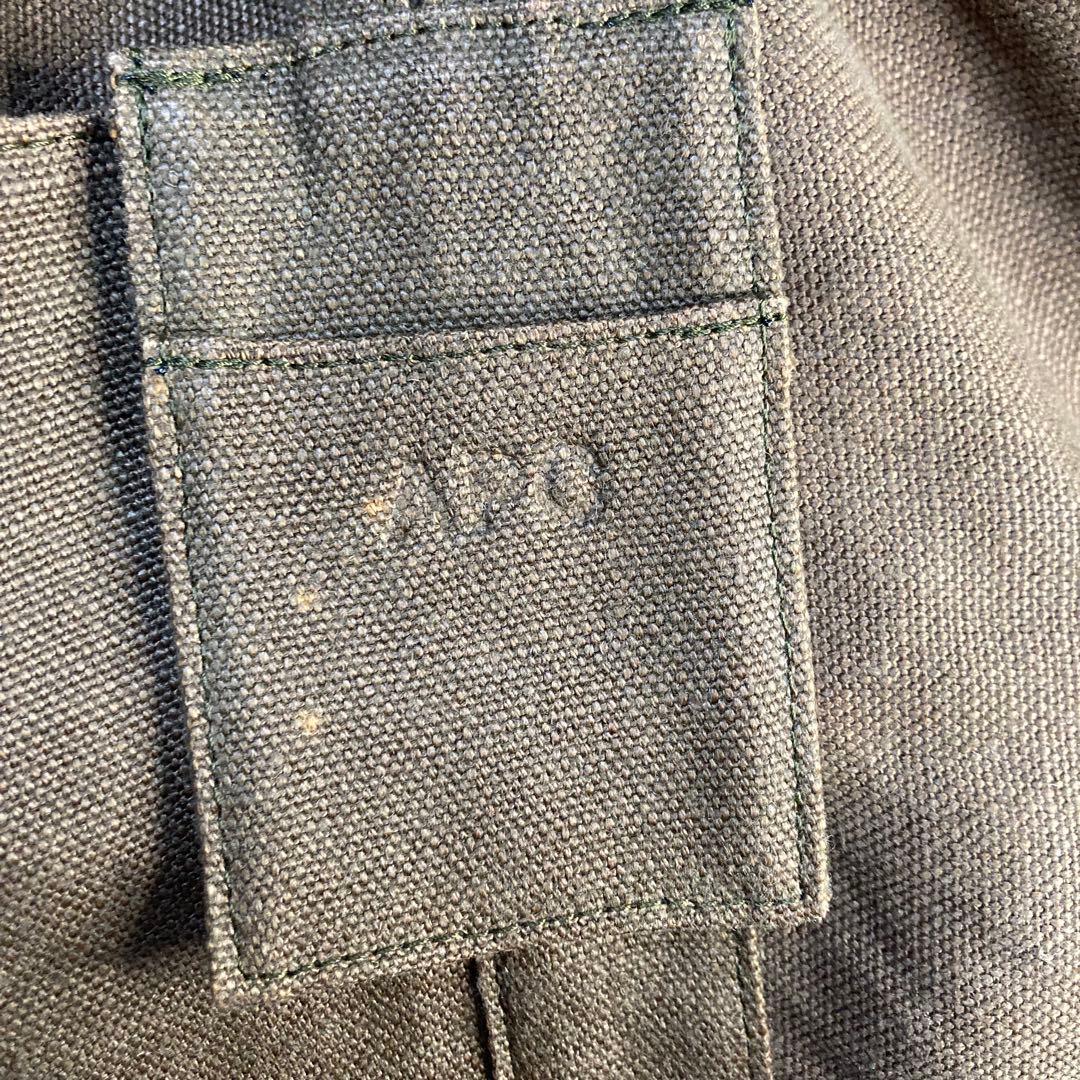 APC トートバッグ ヴィンテージ 90年代 カーキ アーペーセー リネン 麻