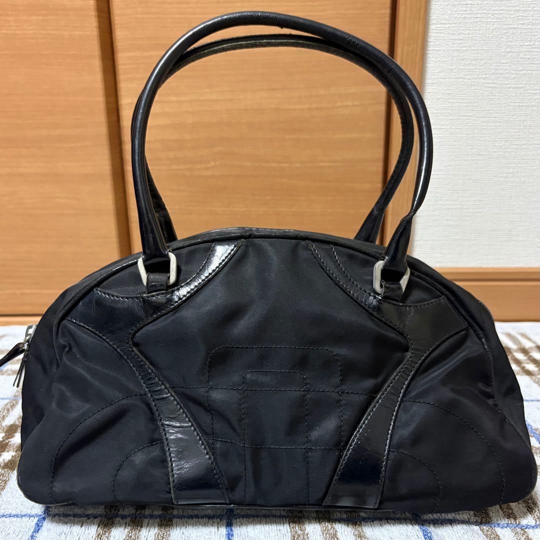 PRADA ブラック　ボストンバッグ　ゴルフバッグ　ミニ