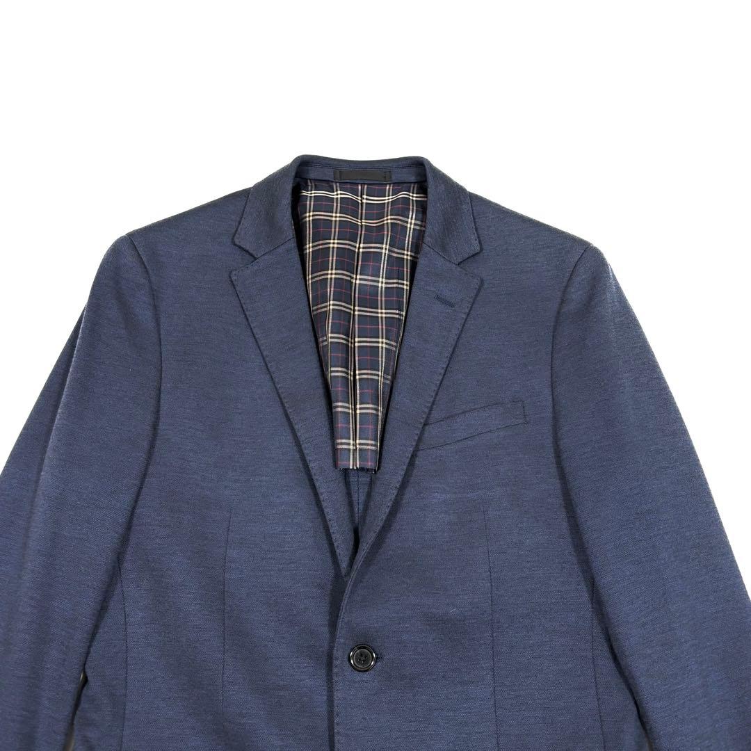 極美品⭐︎ バーバリーブラックレーベル　ウール テーラードジャケット NAVY M