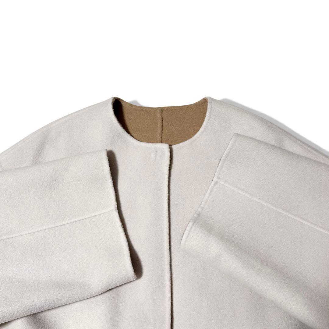 極美品✨️24AW　ユナイテッドアローズ　バイカラー リバー ミドルコート
