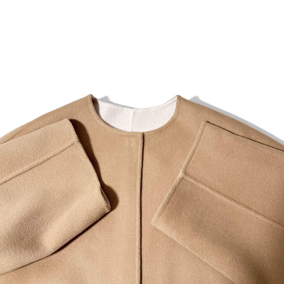 極美品✨️24AW　ユナイテッドアローズ　バイカラー リバー ミドルコート