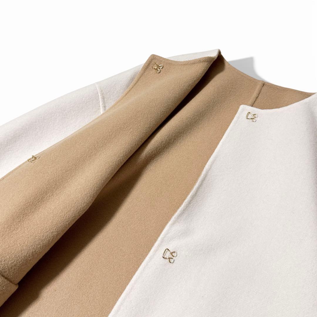 極美品✨️24AW　ユナイテッドアローズ　バイカラー リバー ミドルコート