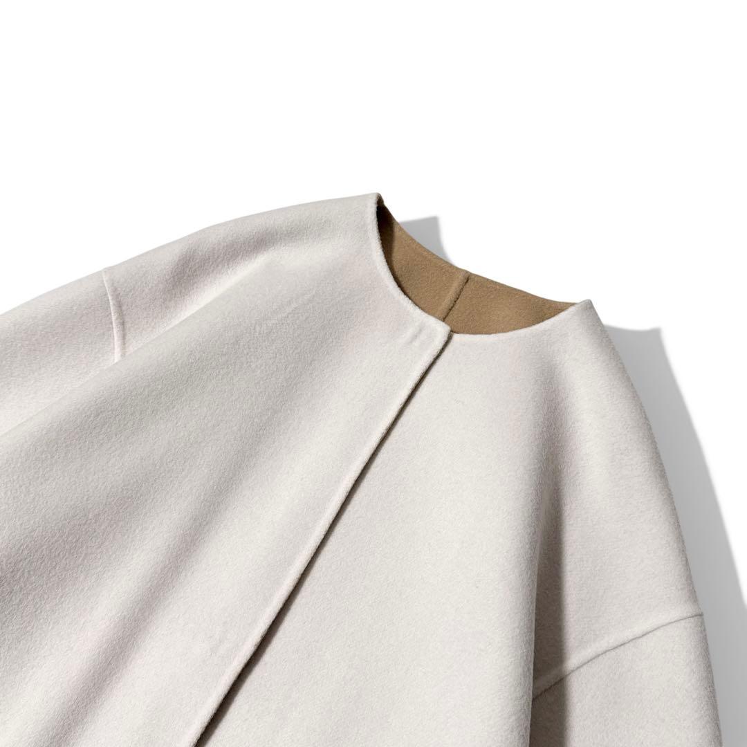極美品✨️24AW　ユナイテッドアローズ　バイカラー リバー ミドルコート