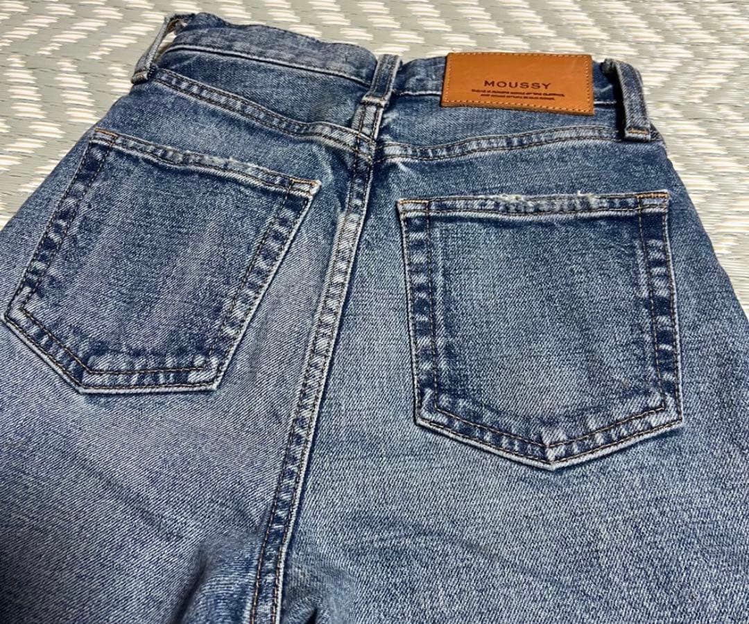 MOUSSY フレア　MVS デニム 希少　22サイズ