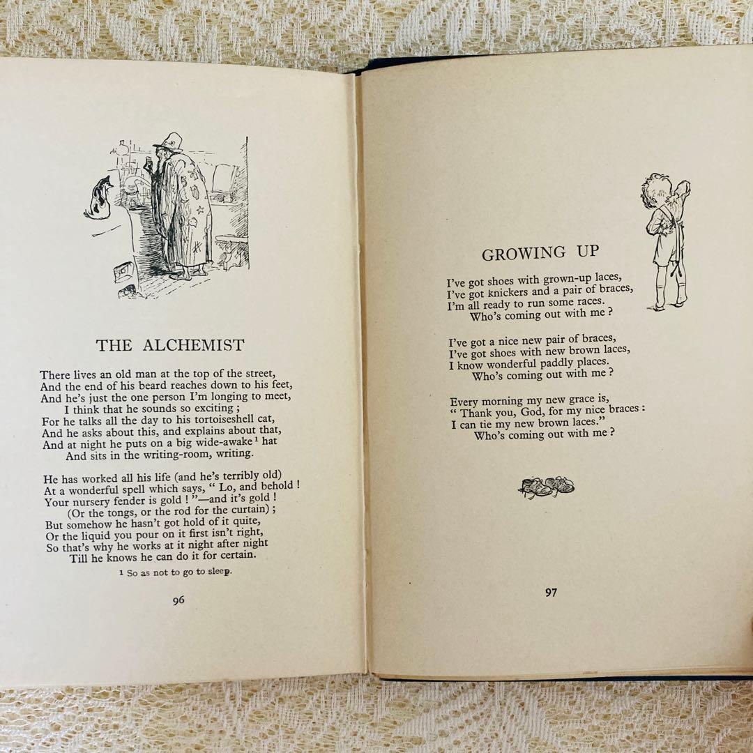 洋書　古書　1926年刊行　『ぼくたちがとてもちいさかったころ』　A・A・ミルン