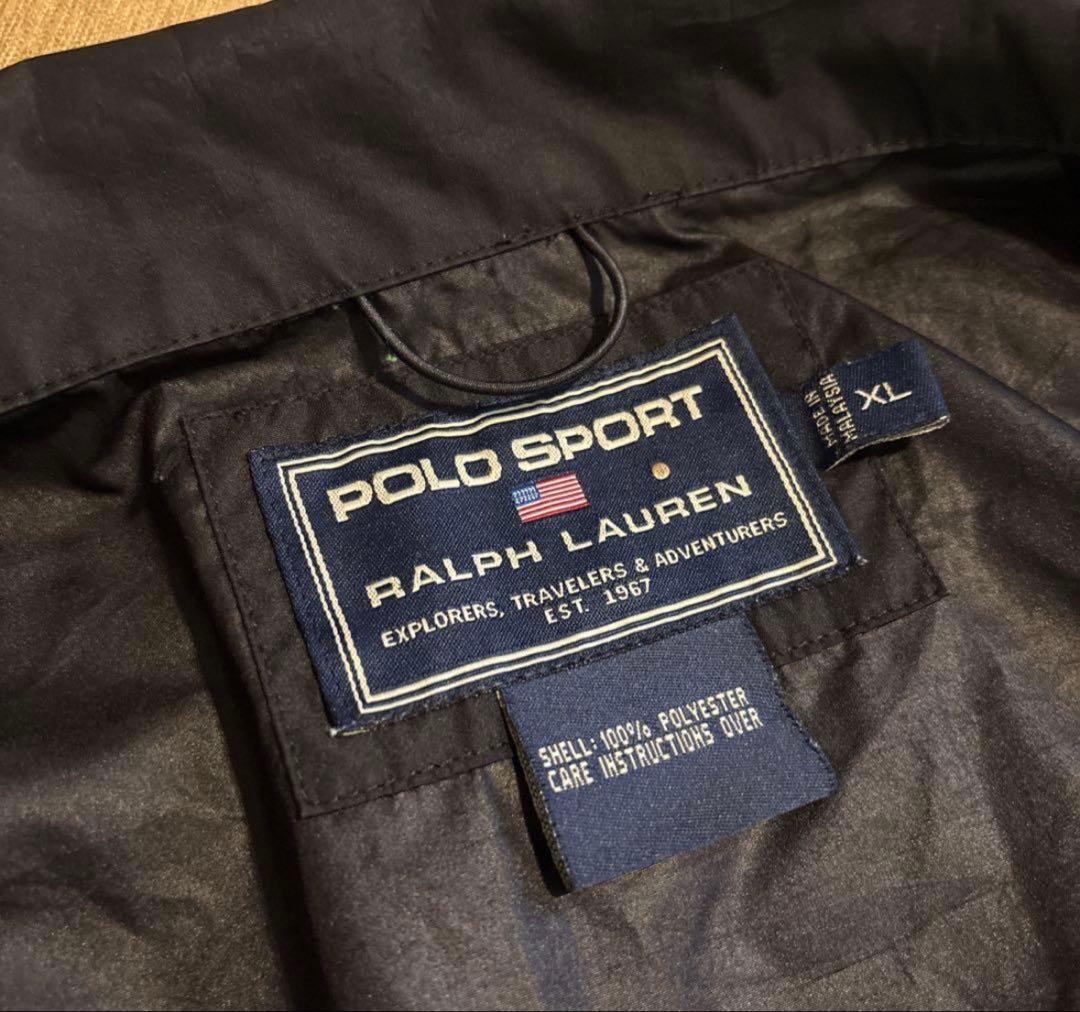 美品 POLO SPORT ポロ ラルフローレン ナイロン ベスト XL
