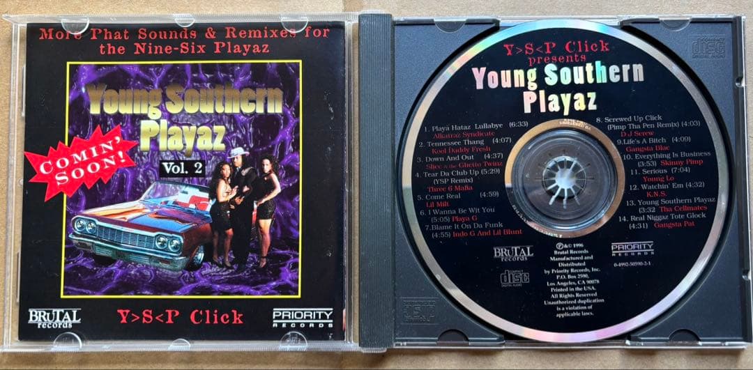 洋楽 G-Rap / Young Southn Playaz Vol.1