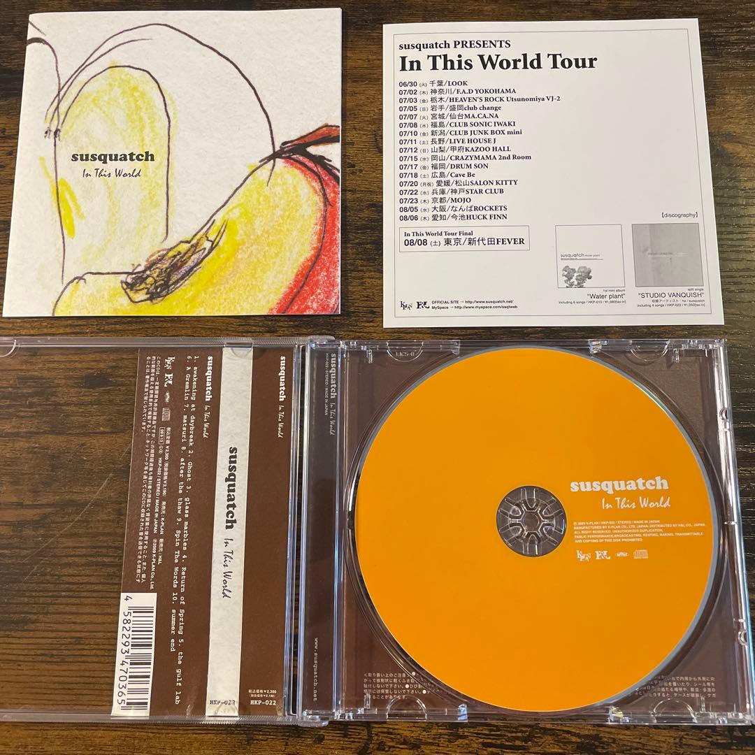 【廃盤】美品　susquatch / In This World