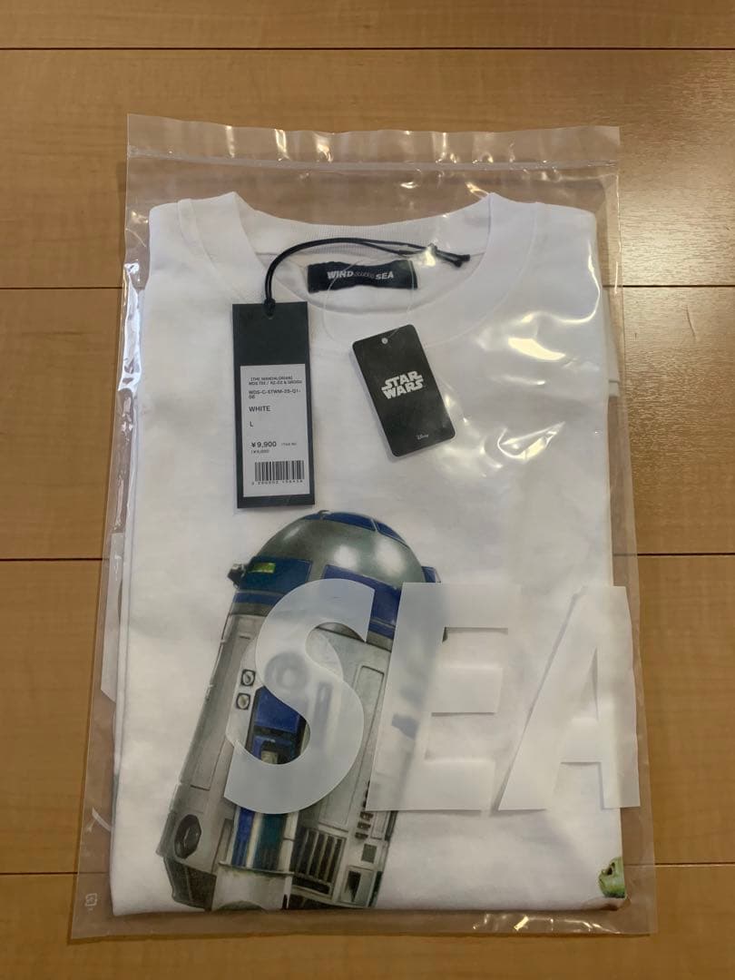 WIND AND SEA R2-D2 Tシャツ Lサイズ ホワイト