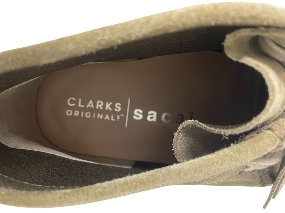 sacai × CLARKS ハイブリッドワラビーブーツ 42