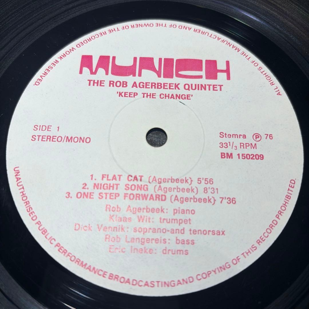 [レコード] KEEP THE CHANGE ROB AGERBEEK LP