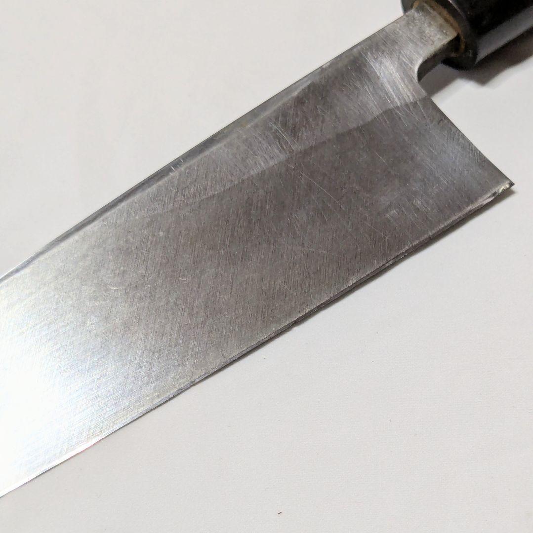 築地正本 出刃包丁 和包丁 刃渡り約19cm 厚み約8mm【S55-32】