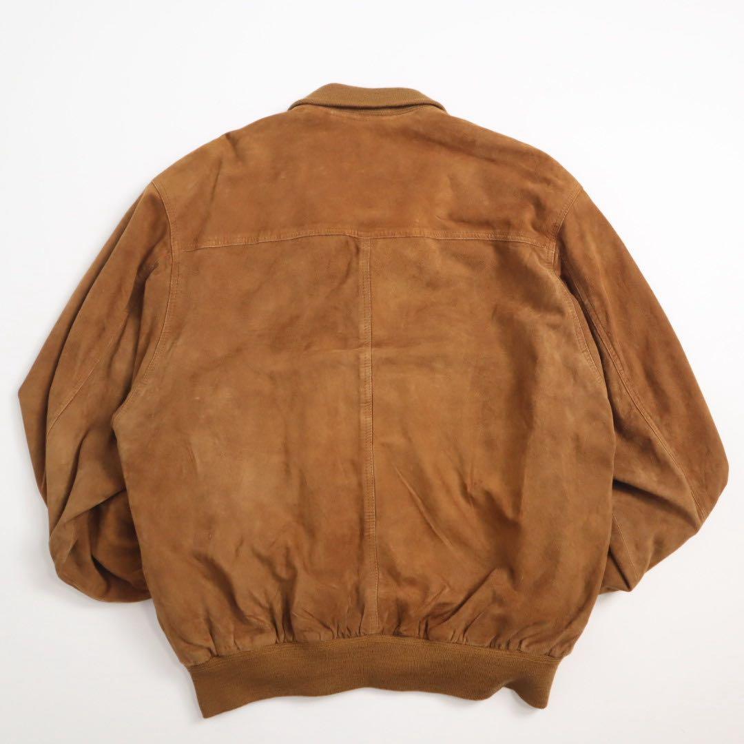 Vintage バルスタージャケット スウェード レザー ブルゾン