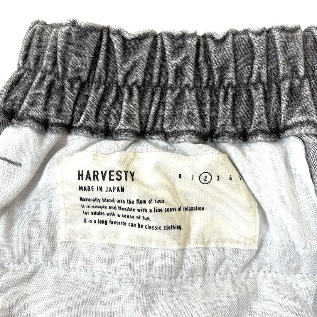 HARVESTY ハーベスティ ブラックデニム サーカスパンツ 2