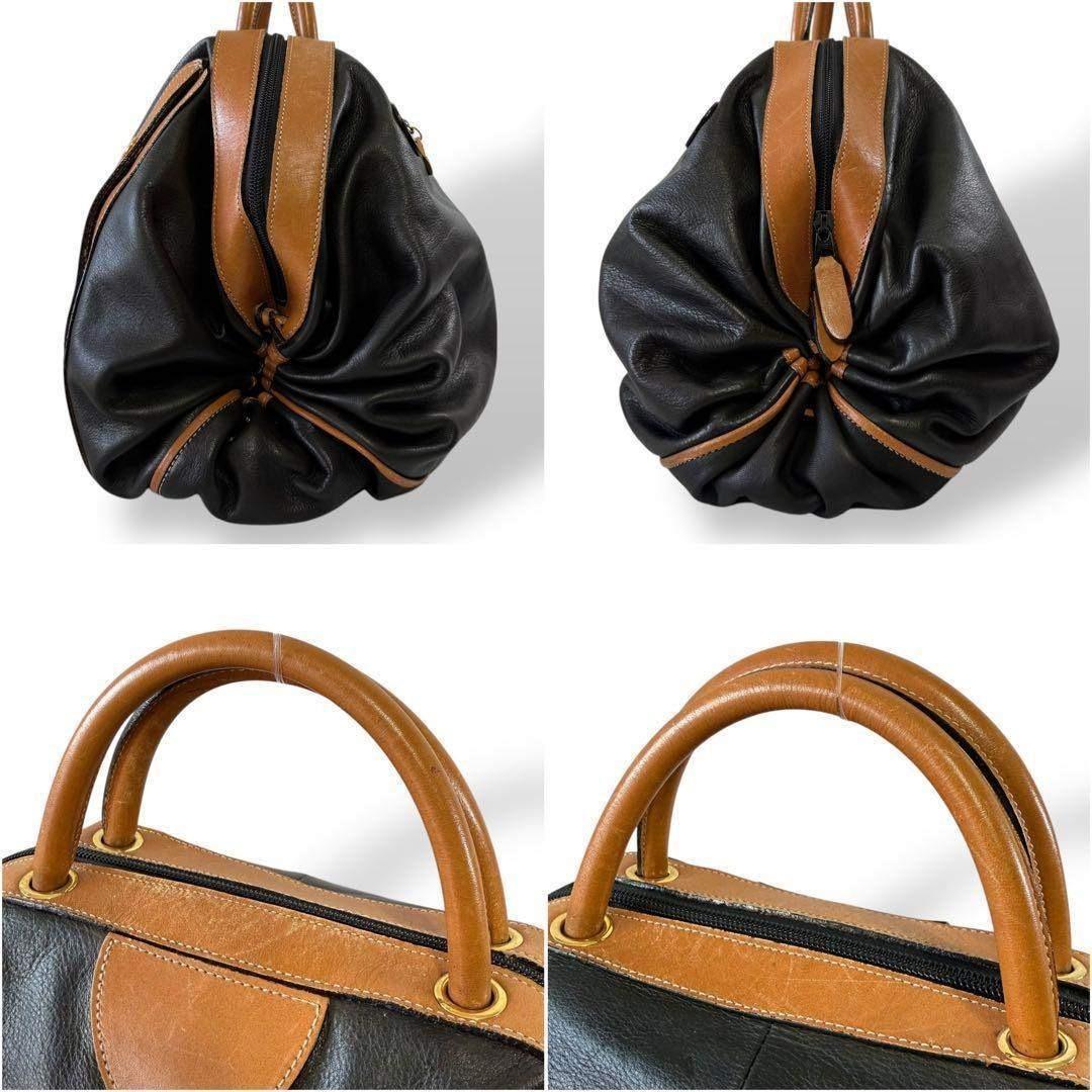 バッグ archive WAKO boston bag leather A4 black