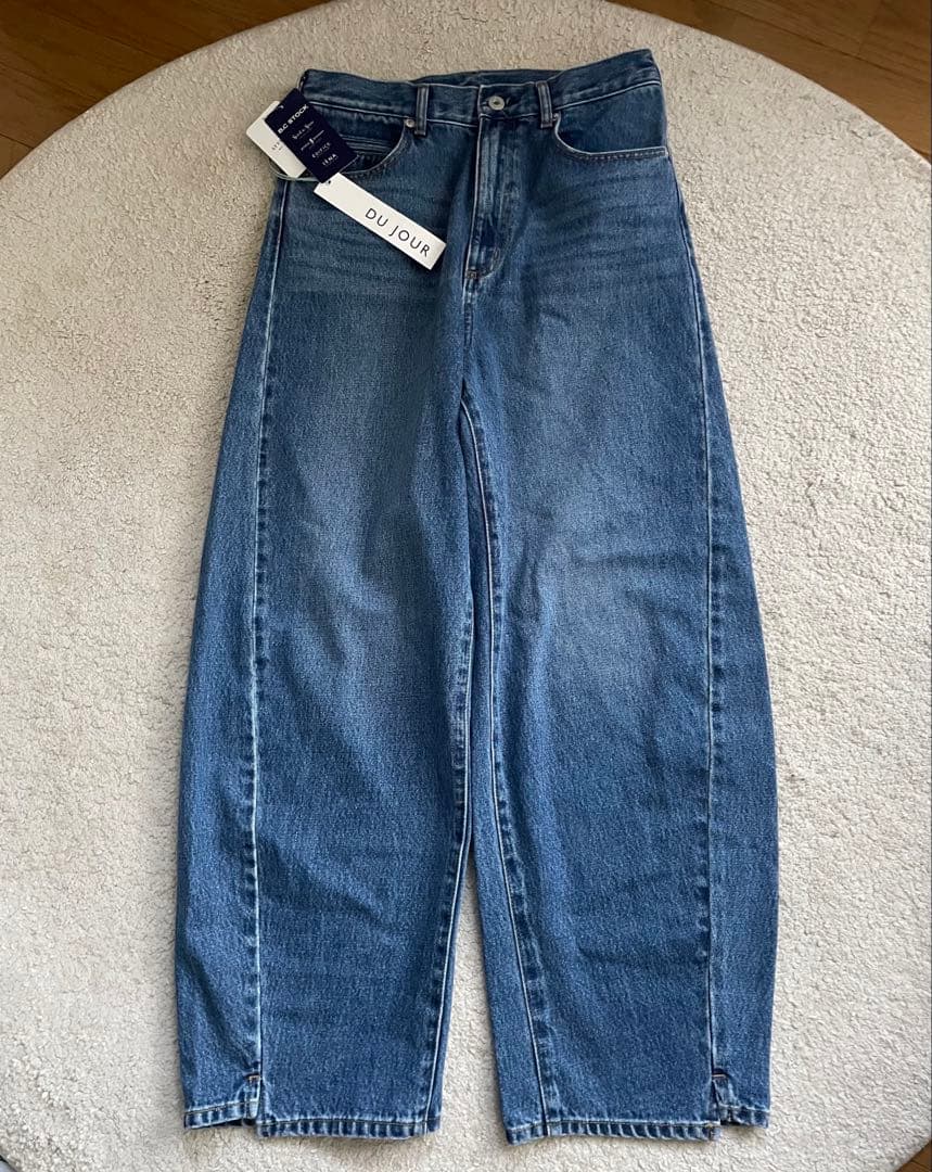 新品 B.C STOCK DUJOUR デュジュール バレル レッグ デニム M