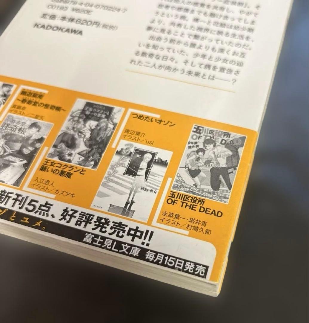 つめたいオゾン 唐辺葉介 初版 帯付き 売上カード付き