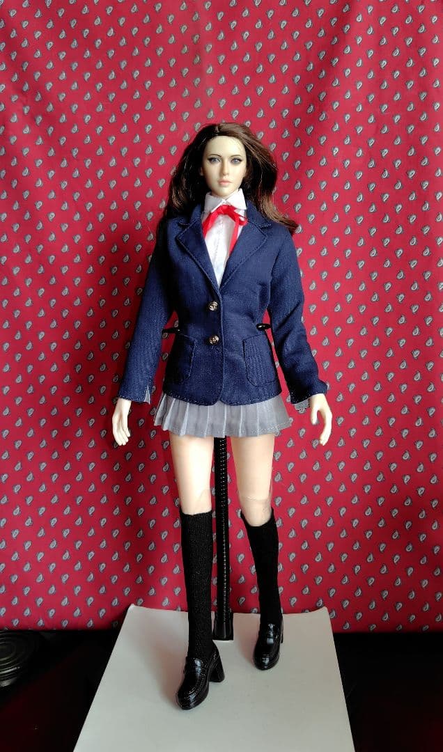 1/6フィギュア服　S07Cサイズ　Say What　紺×アッシュグレー
