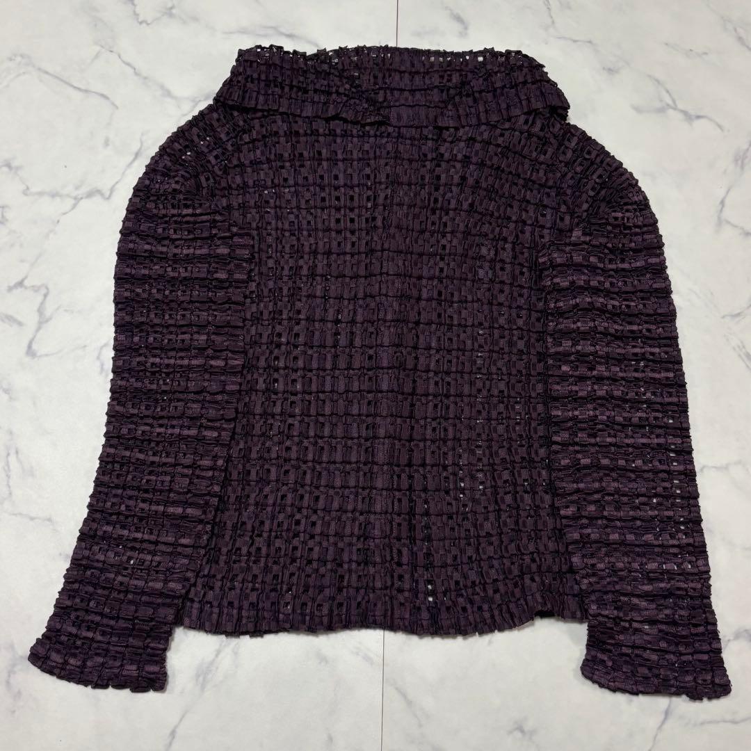 me ISSEY MIYAKE レース カーディガン ジャケット