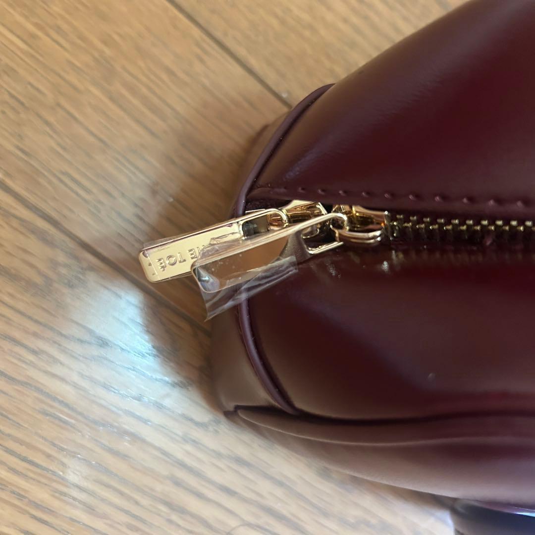 The toe Regent Boston Bag バーガンディー