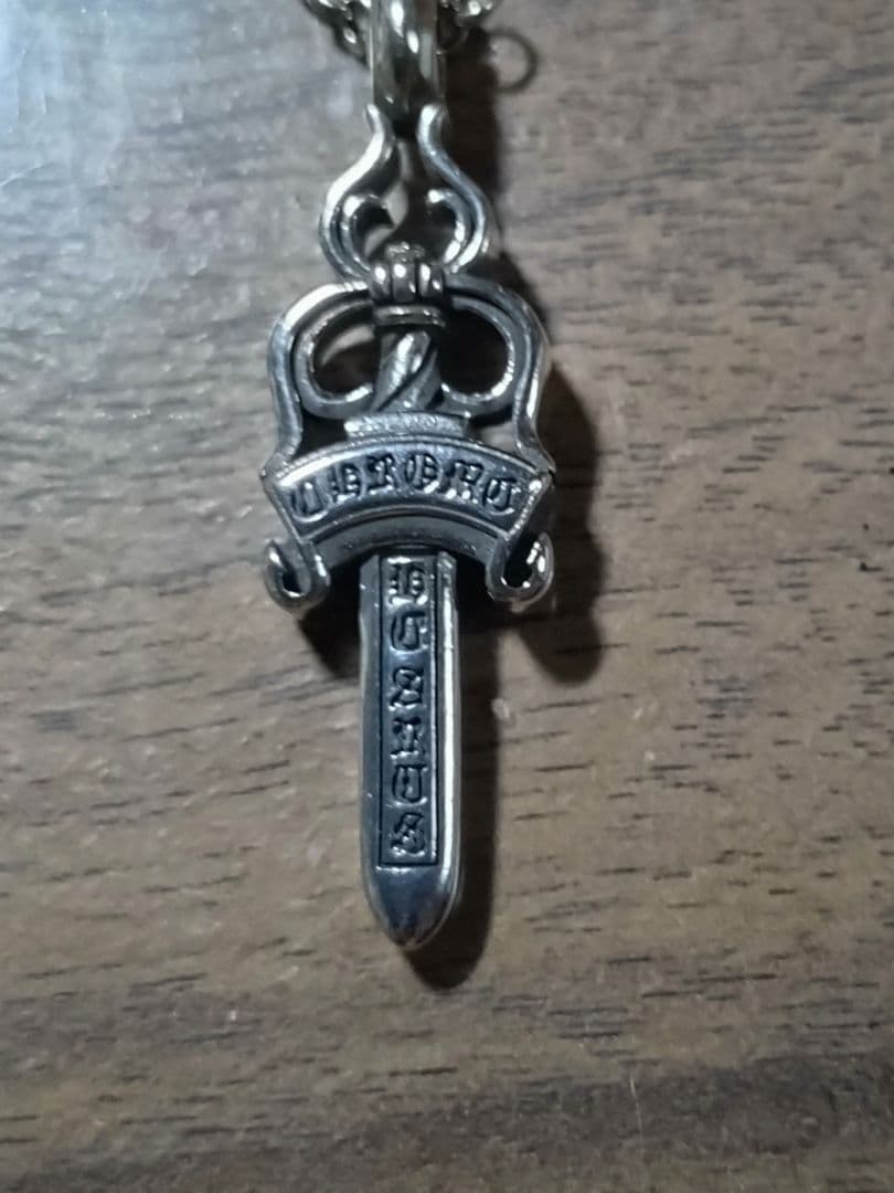 silver925 ダガーネックレス 刻印有り