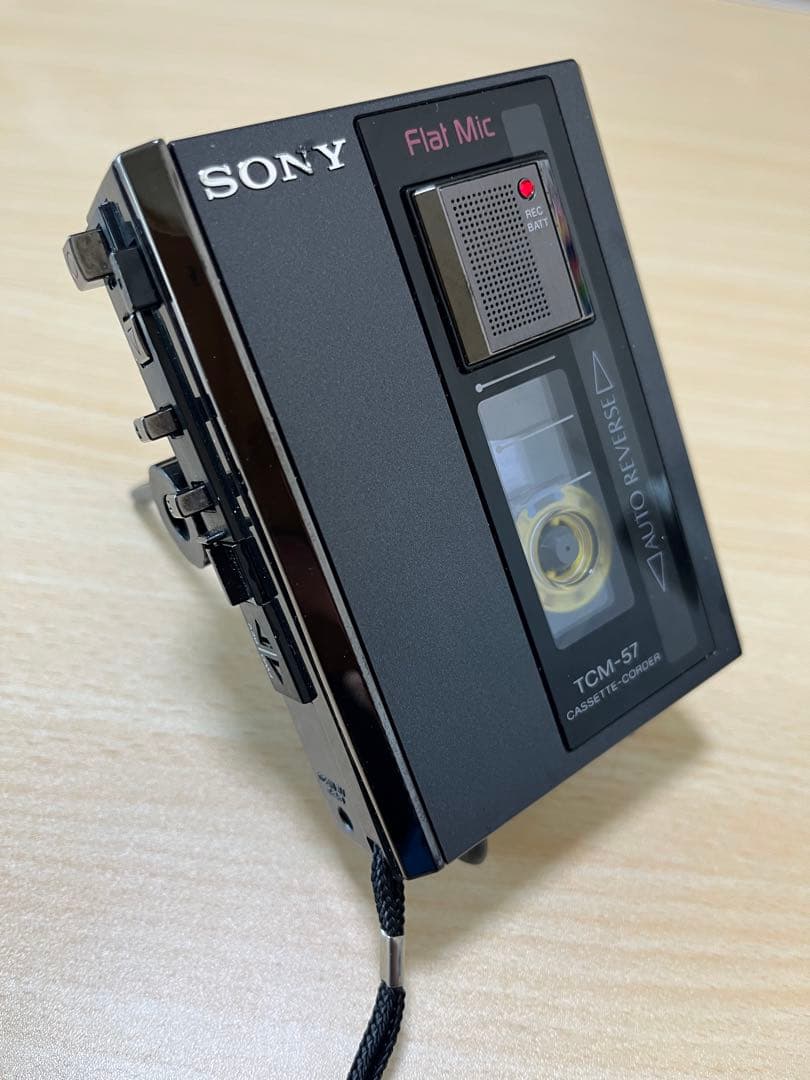 整備品SONY TCM-57 カセットレコーダー　　　　　　再/録オートリバース