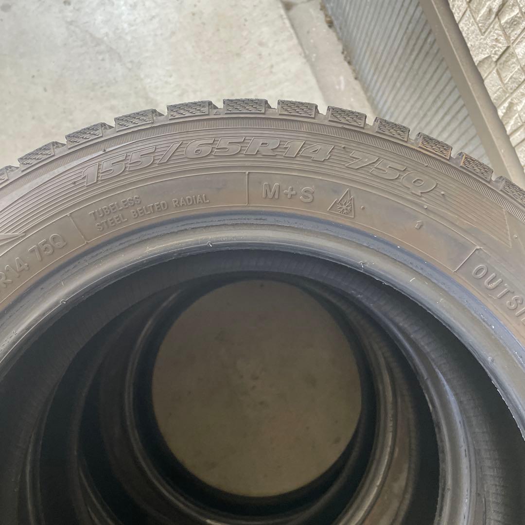 交渉中トーヨー　155/65R14 中古4本　23年製　バリ山　送料込み