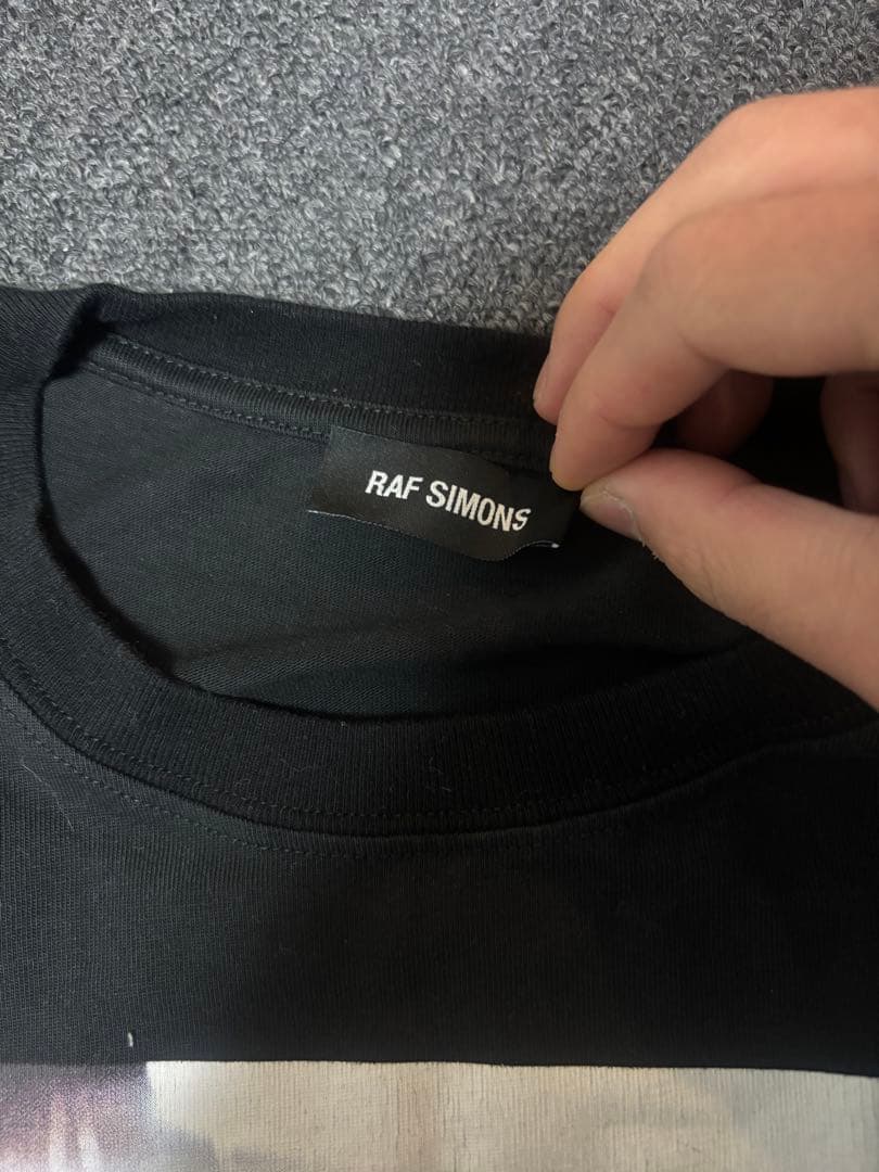 希少　RAF SIMONS フォトプリント christiane f Tシャツ