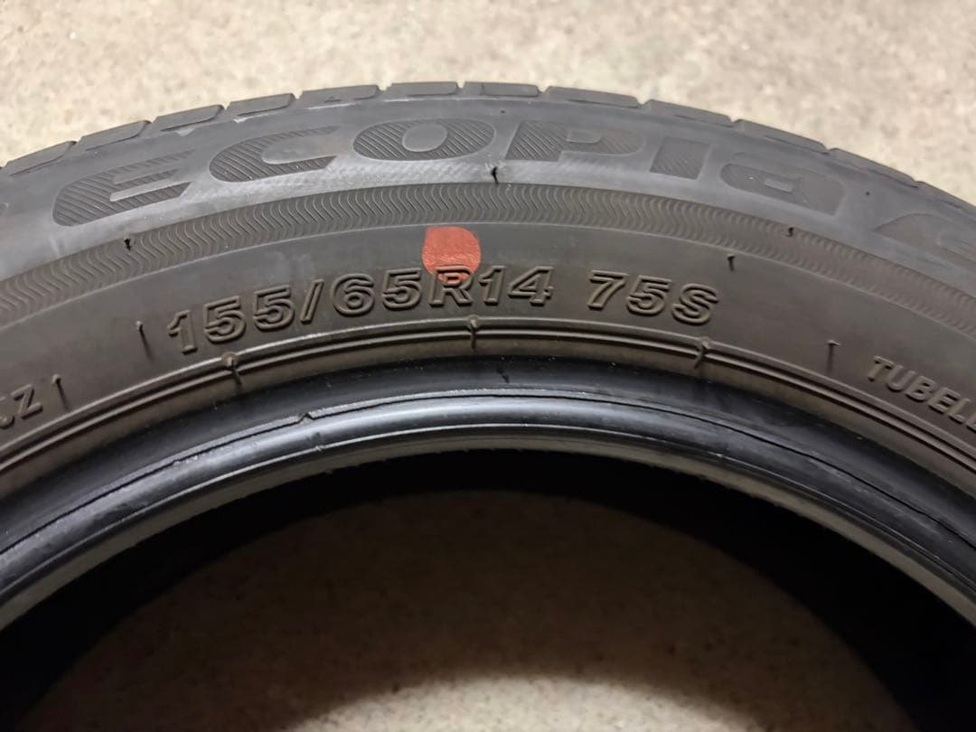 155/65R14 BRIDGESTONEタイヤ ECOPIA 4本セット！