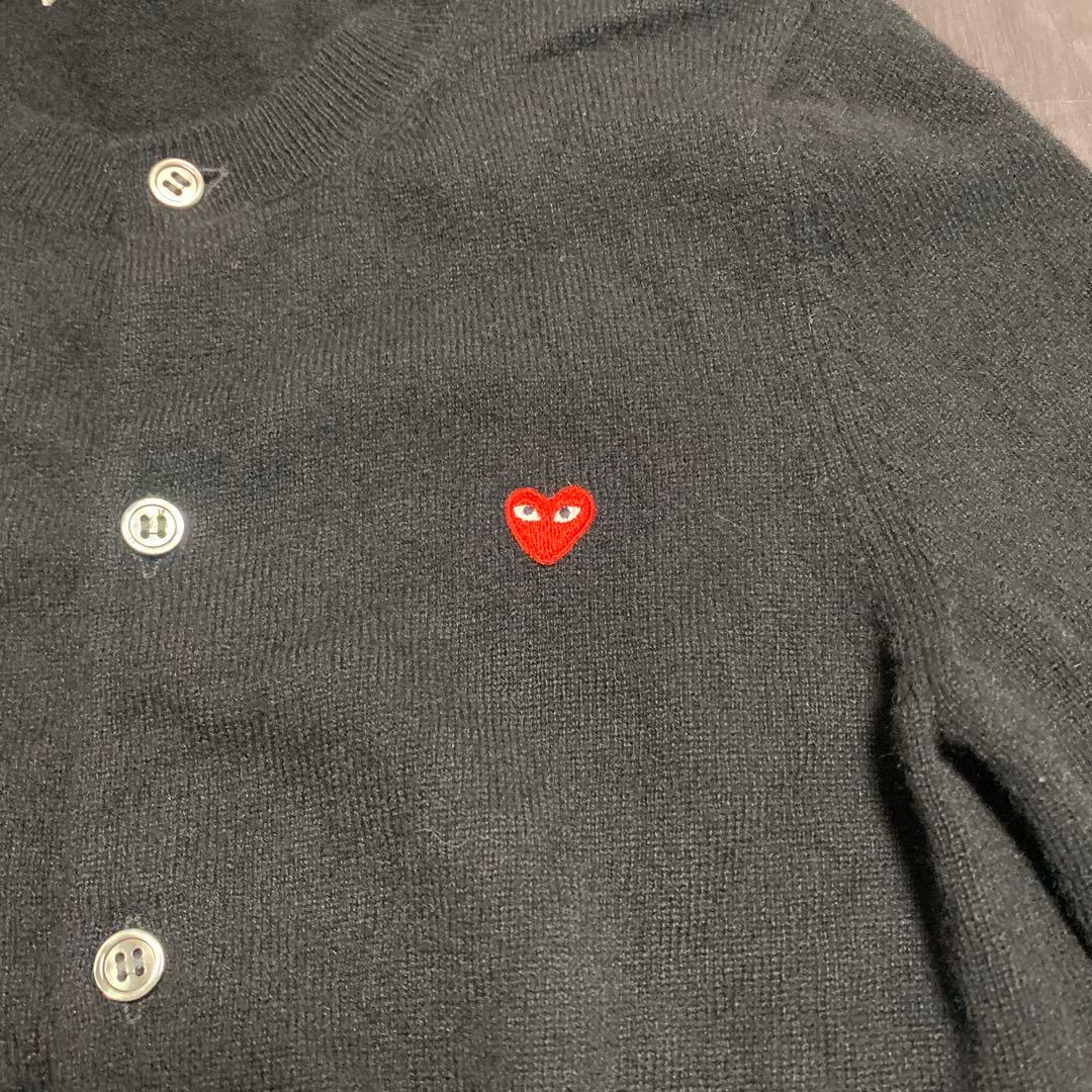 PLAY Comme des Garçons ブラックカーディガン
