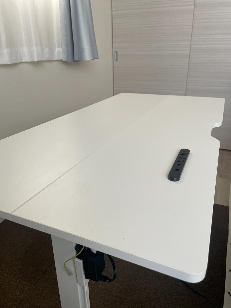 【ジャンク】デスク 電動 昇降式デスク　幅120cm奥行60cm