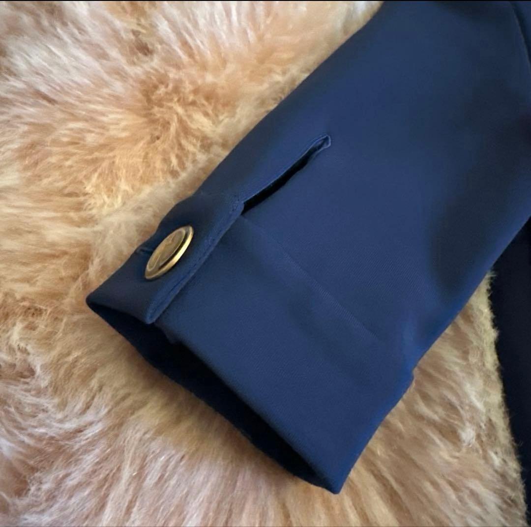 【みえこ】GUCCI ネイビー 半袖ワンピース
