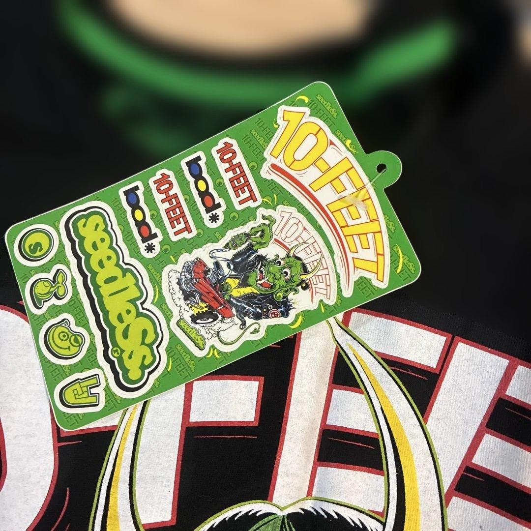 【未使用】10-FEET × seedleSs コラボ Wネーム デビルTシャツ