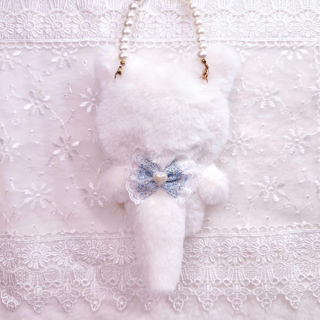ツイードシリーズ　いつぬい　ぬい服　着ぐるみ　水色　ねこ　白　ロリータ　あんスタ